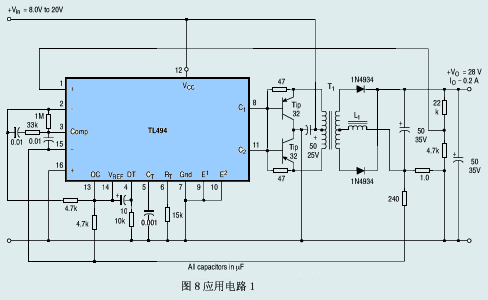 TL494應(yīng)用電路圖1