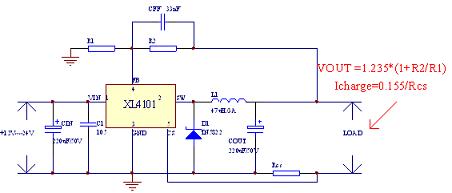 XL4101典型應用電路