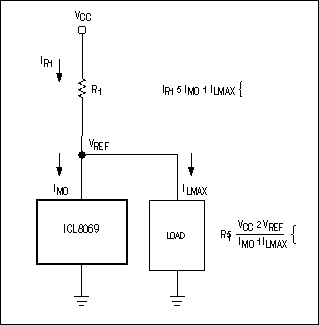 Figure 4. Current flow is the key to analyzing the operation of a shunt reference.