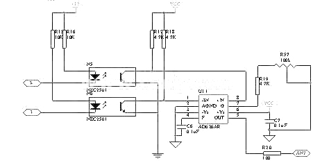 電機(jī)電流采樣電路