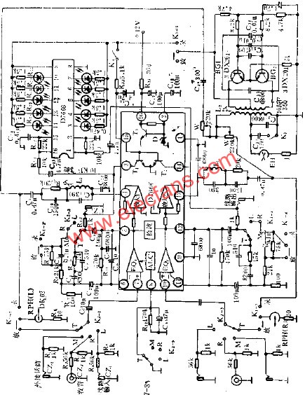 D7668錄音/放音雙通道前置放大電路的應(yīng)用  www.xsypw.cn