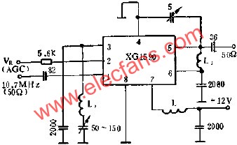 XG1590作10.7MHZ放大電路的應用  www.xsypw.cn