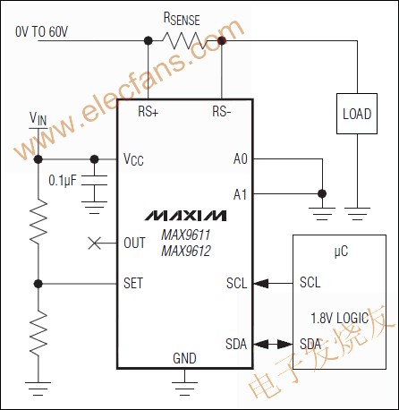 MAX9611/MAX9612電流檢測放大器 www.xsypw.cn