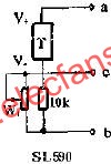 SL590集成溫度傳感器電路圖  www.xsypw.cn