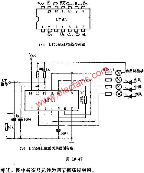 LT156時序控制電路的應用電路圖  www.xsypw.cn