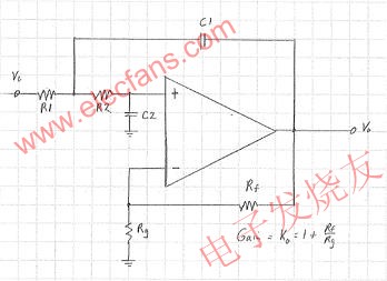 基本的 SKF 二階低通濾波器 www.xsypw.cn