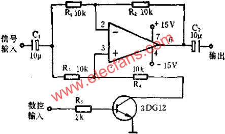 數控式模擬開關電路圖  www.xsypw.cn