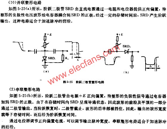 階躍二極管整形電路圖 www.xsypw.cn