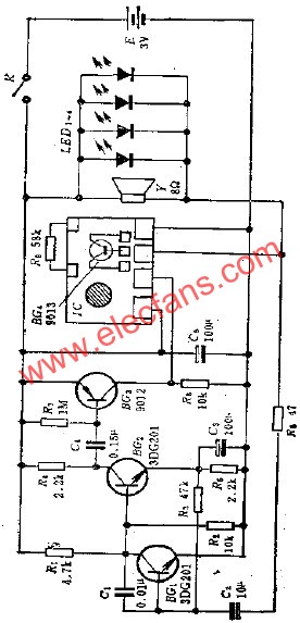 聲控音樂娃娃電路  www.xsypw.cn