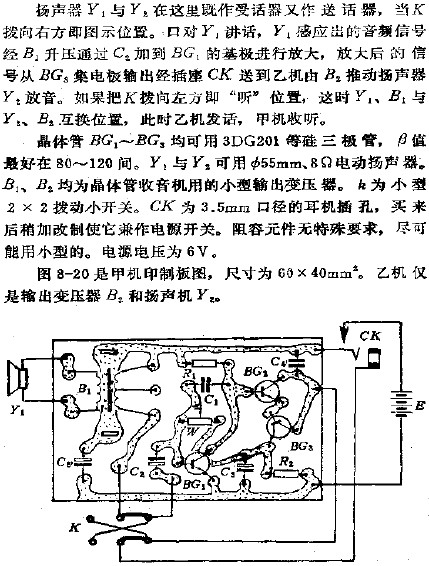 玩具對講電話機(jī)印制板