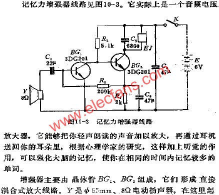 記憶力增強器電路  www.xsypw.cn