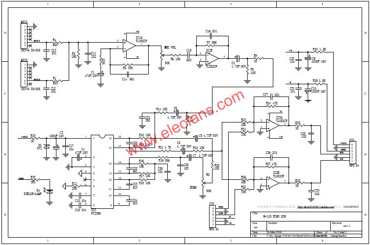 KALAOKE電路原理  www.xsypw.cn