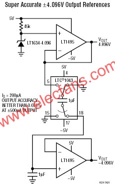 LT1634典型應用電路圖  www.xsypw.cn