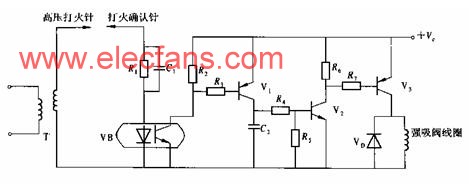 燃氣熱水器的高壓打火確認電路圖