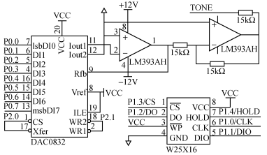 語音數據存儲與播放電路