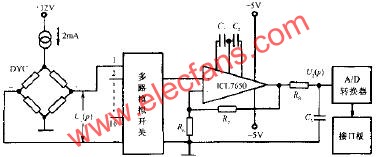 蒸汽壓力測(cè)量電路  www.xsypw.cn