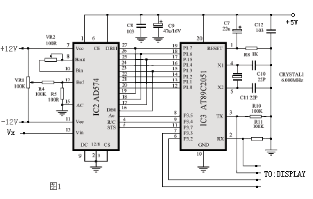 數字電壓表主電路