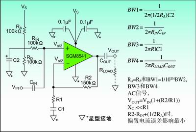 圖2：接電容C2來旁路AC信號，提高AC的電源抑制。