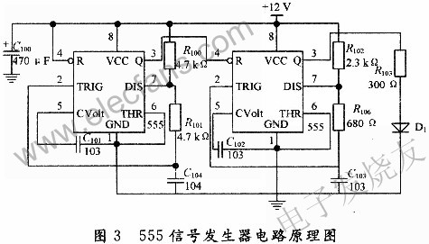 555信號發生器電路 來源： 電子發燒友