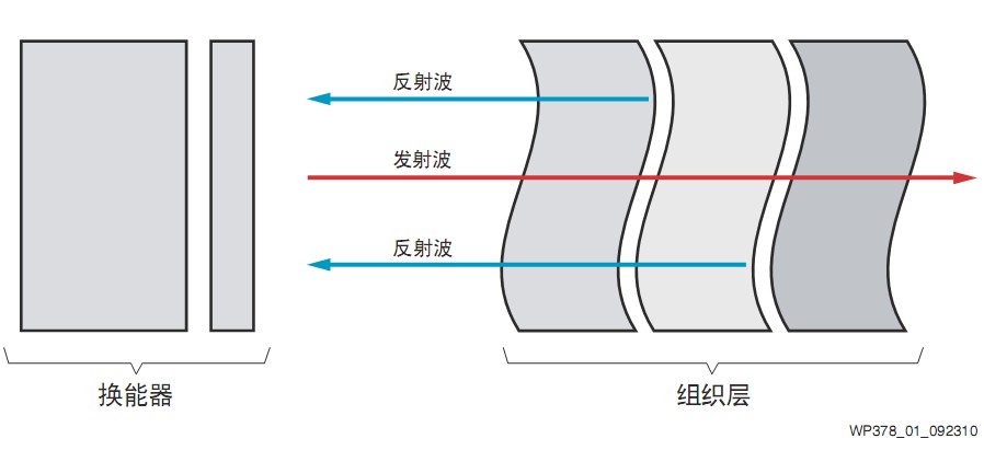 圖1 聲波反射