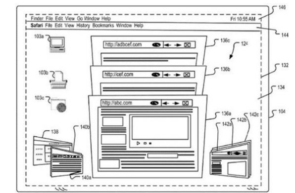 新交互專利曝光 OS X系統或將擁有3D桌面 