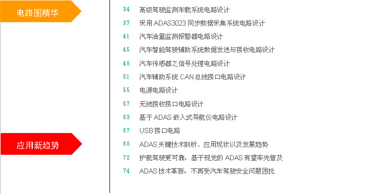 高級駕駛輔助系統(tǒng)ADAS核心設(shè)計攻略