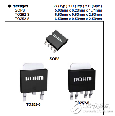 500ma可變/固定輸出LDO穩壓器BD25KA5FP-E2