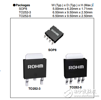 500ma可變/固定輸出LDO穩壓器BD00KA5WF-E2