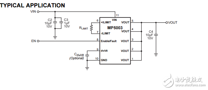 mp5003可編程電流自動(dòng)啟用限位開(kāi)關(guān)