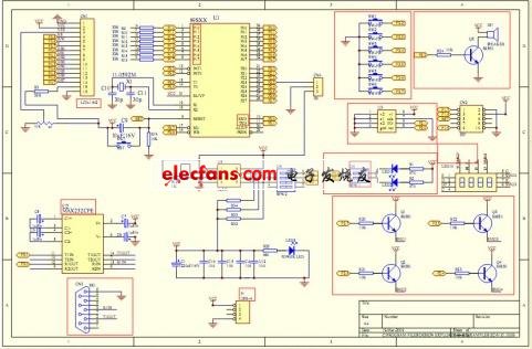 自制STC單片機開發板電路圖