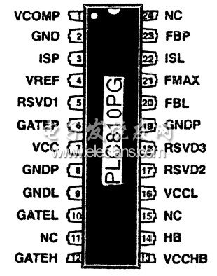 PLC810PG引腳圖