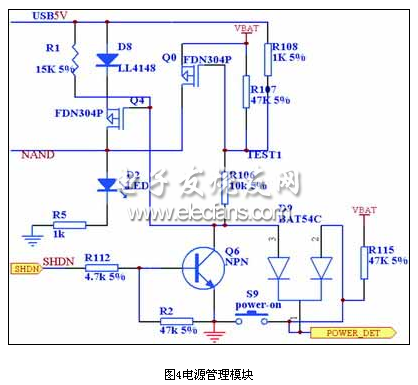 電源開關控制部分電路