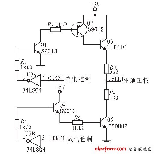 電池充放電電路