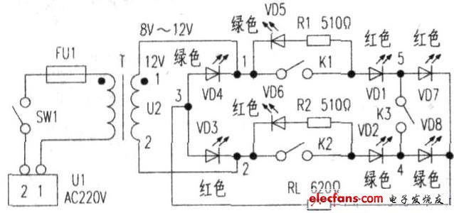 簡單的橋式整流電路演示器制作