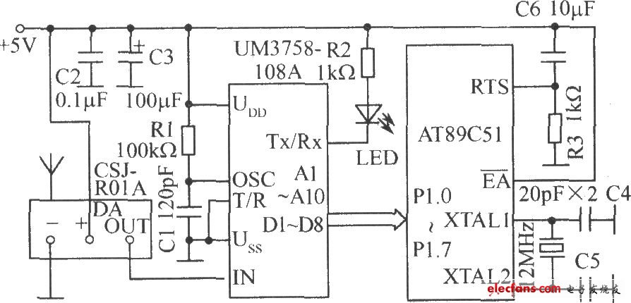 自動(dòng)打靶接收電路