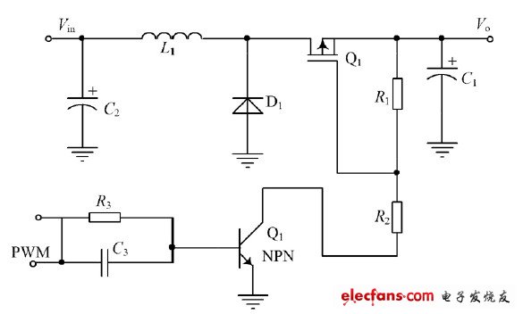 圖2 PWM 穩(wěn)壓電路