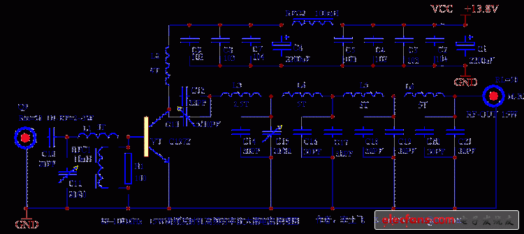 調頻發射功率放大電路