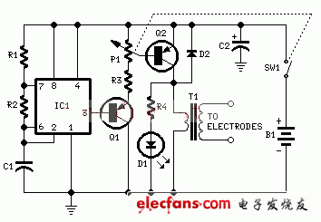 肌肉生物刺激電路