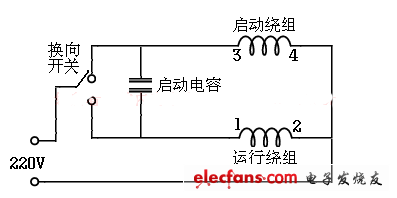 開關(guān)控制正反轉(zhuǎn)接線