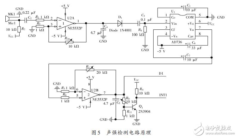 聲強檢測電路原理