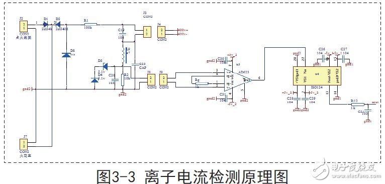 離子電流檢測原理圖