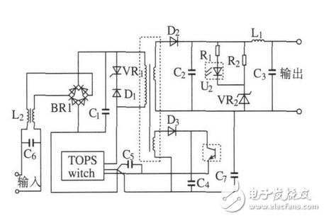 基于TopswitchⅡ型開關芯片的開關電源設計