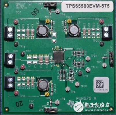 基于TPS65580的三通道同步降壓轉換器參考設計方案