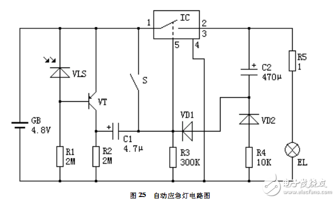 自動應急燈控制電路設計