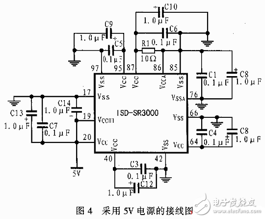 嵌入式語音識別處理ISD-SR3000應用電路設計