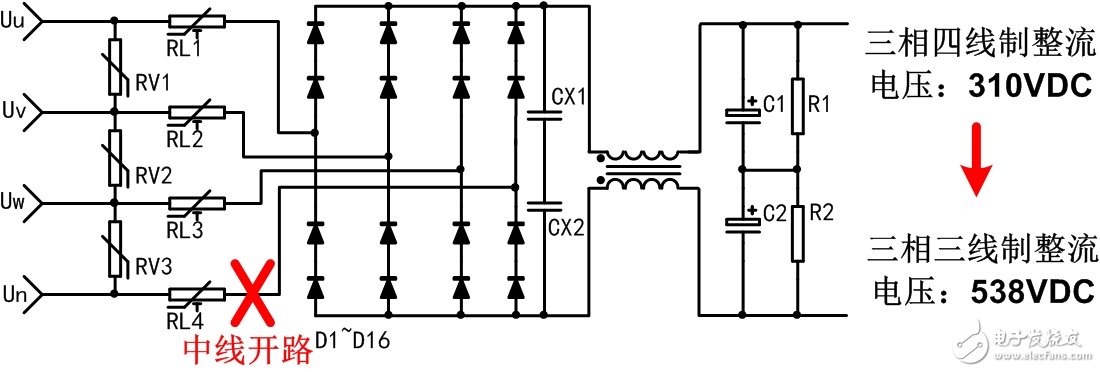 三相電供電電路解析及改善方案