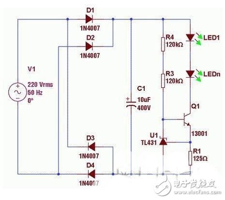 LED電源次級恒流經典電路TOP6 —電路圖天天讀（127）