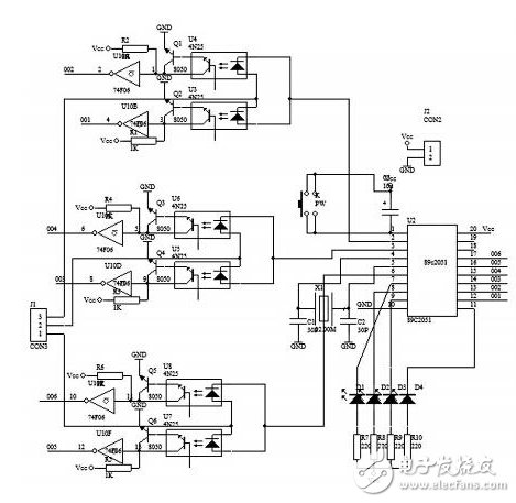 可自動判別三極管管腳系統電路