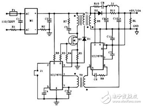 雙邊與開關電源電子電路設計圖