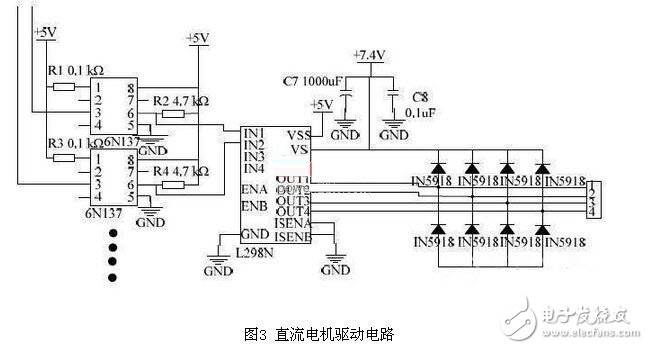 智能機器人紅外發送接收電路